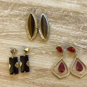 3 Pair - Kendra Scott Earrings
